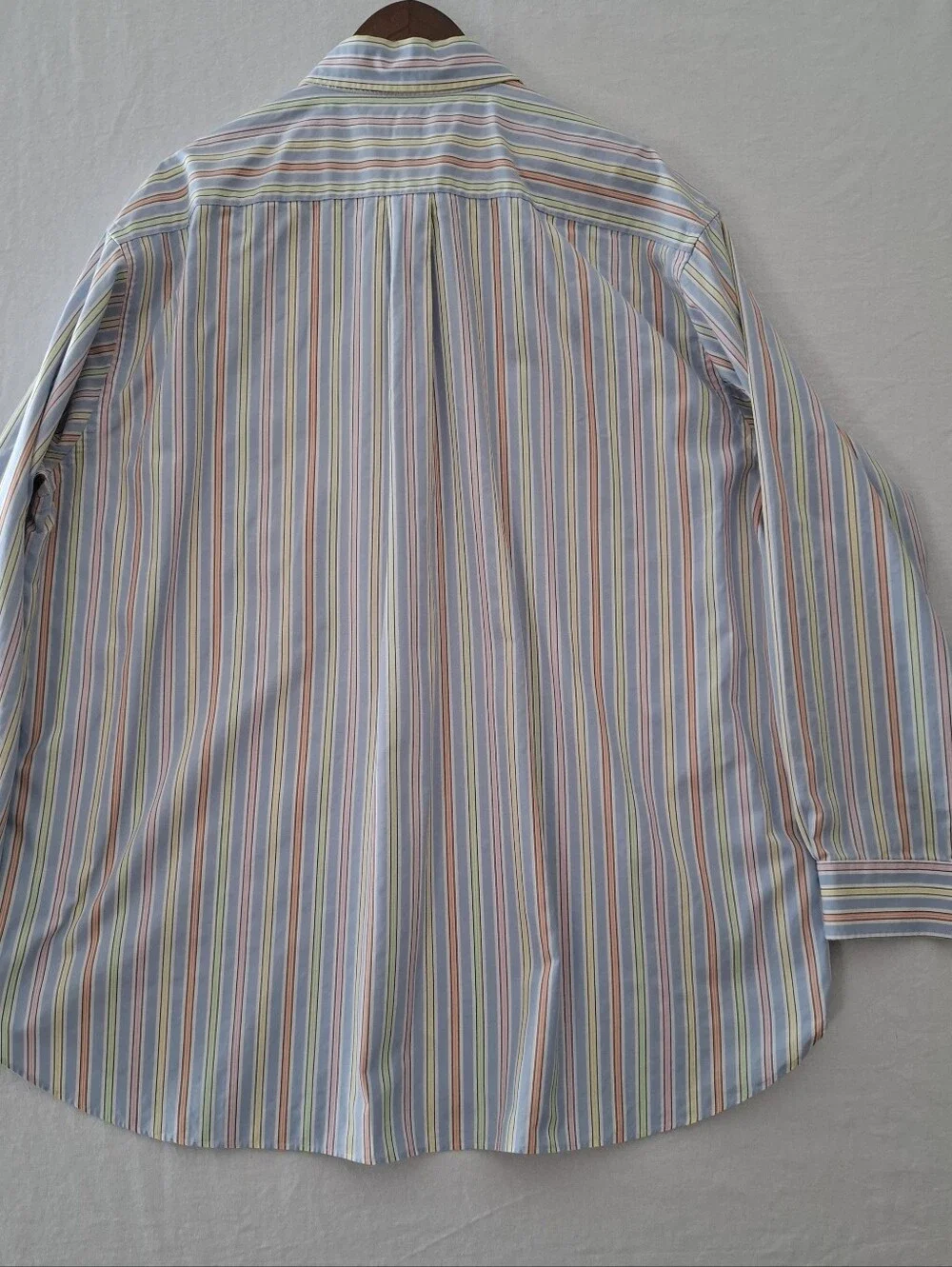 Brooks Brothers Country Club Shirt Sz XXL 100%Egyptian Cotton Multicolor Stripes